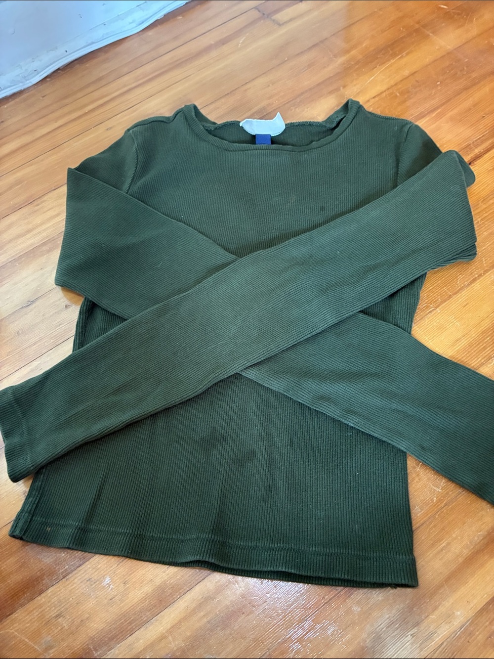 Dark Olive Sweater Shirt